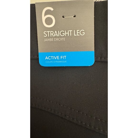 NWT Columbia Size 6 Black Straight-Leg Pants Pockets Stretch Fabric - Picture 16 of 16